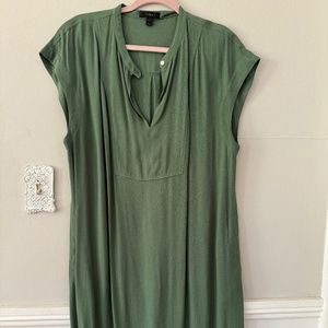 J.Crew Shirt Dress with Pockets! L/Perfect for Layering!